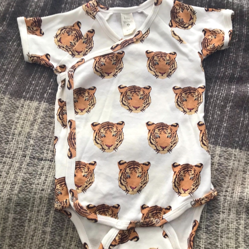 Kate Quinn 6-12 month Tiger Head one piece